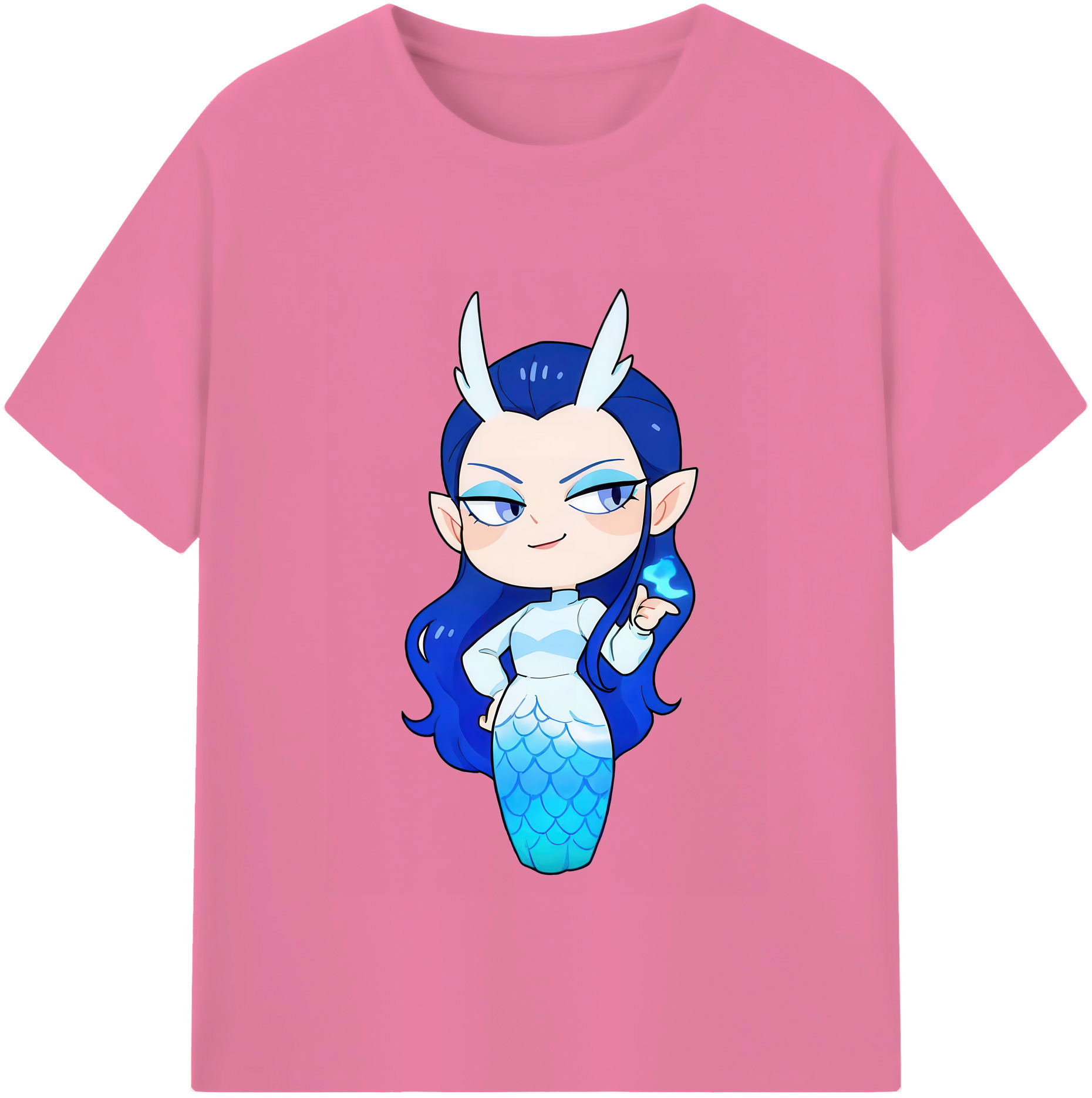 （画像用） Ne Zha 2 ナタ 魔童の大暴れ 綿100％半袖Tシャツ（フロントプリント）